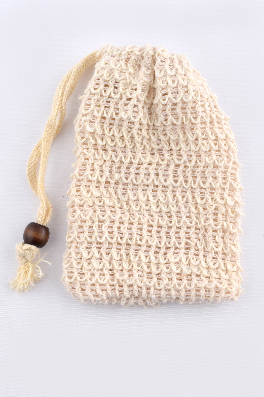 Aufschäum-Seifensäckchen aus Sisal Aufschäum-Seifensäckchen aus Sisal