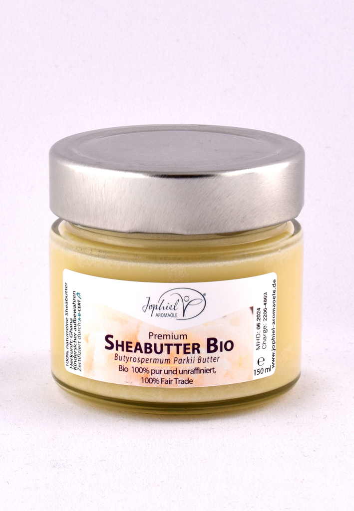 Sheabutter pur unraffiniert Bio 150 ml Sheabutter pur unraffiniert Bio 150 ml