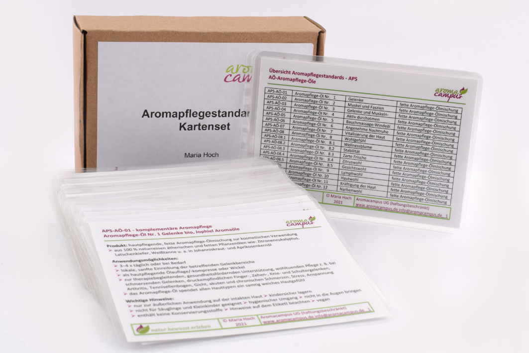 A1 Aromapflege-Standards Kartenset