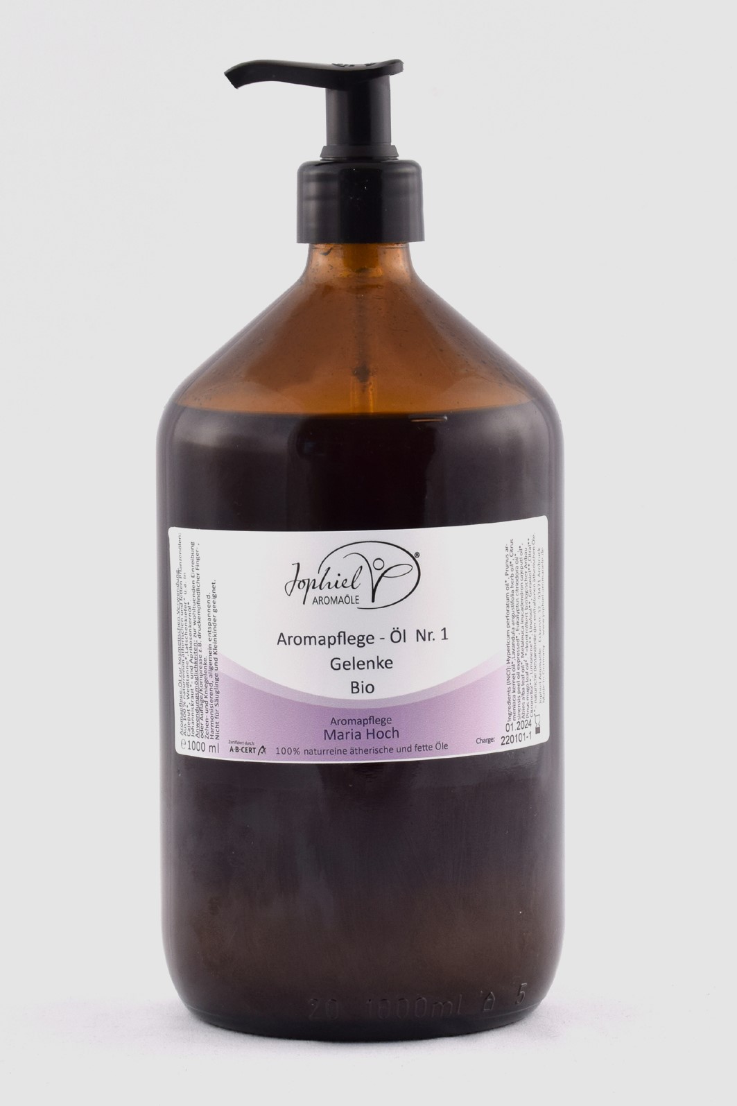 Aromapflege-Öl Nr. 01 Gelenke Bio 1000 ml