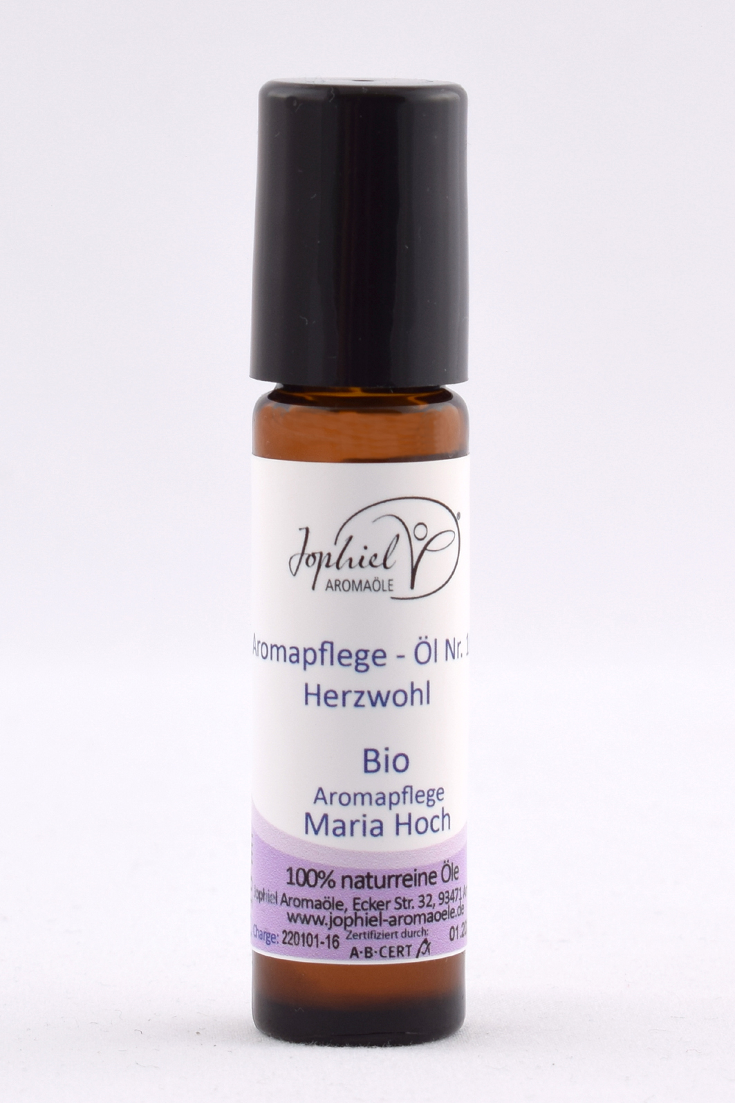 Aromapflege-Öl Nr. 16 Herzwohl  im Roll-on 10 ml Bio 