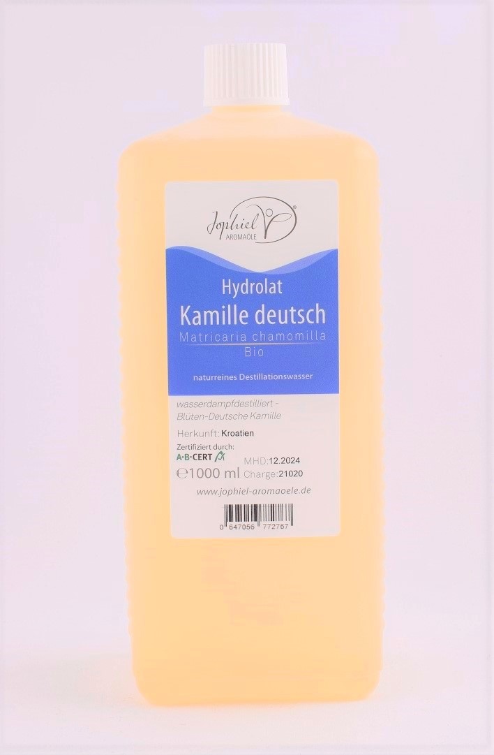Kamille-Hydrolat deutsch Bio 1000 ml  Kamille-Hydrolat deutsch Bio 1000 ml