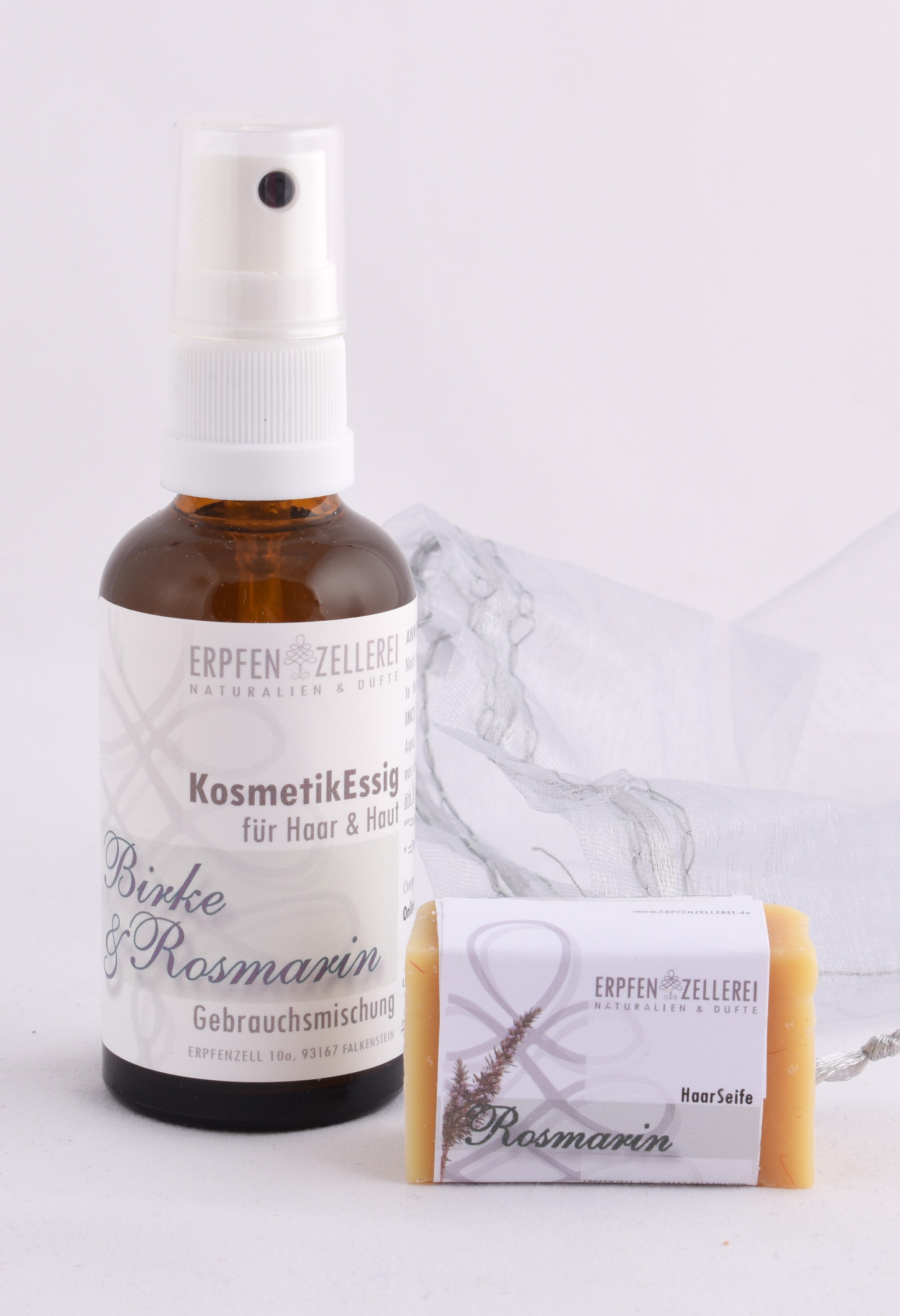 Probier-Set "Haarseife+Kosmetikessig"