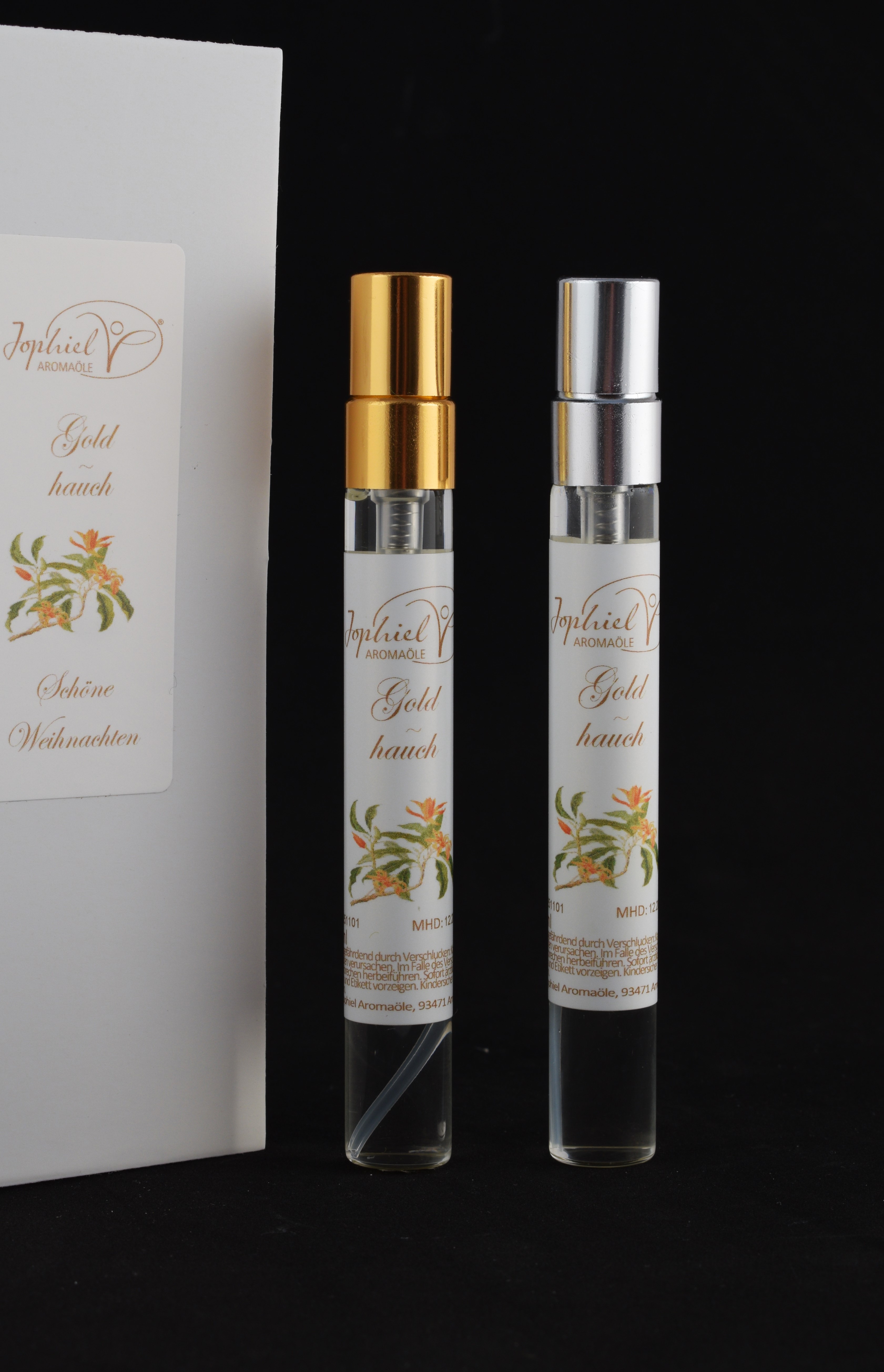 Duftspray Goldhauch im Zerstäuber 10 ml Alu/Glas nachfüllbar