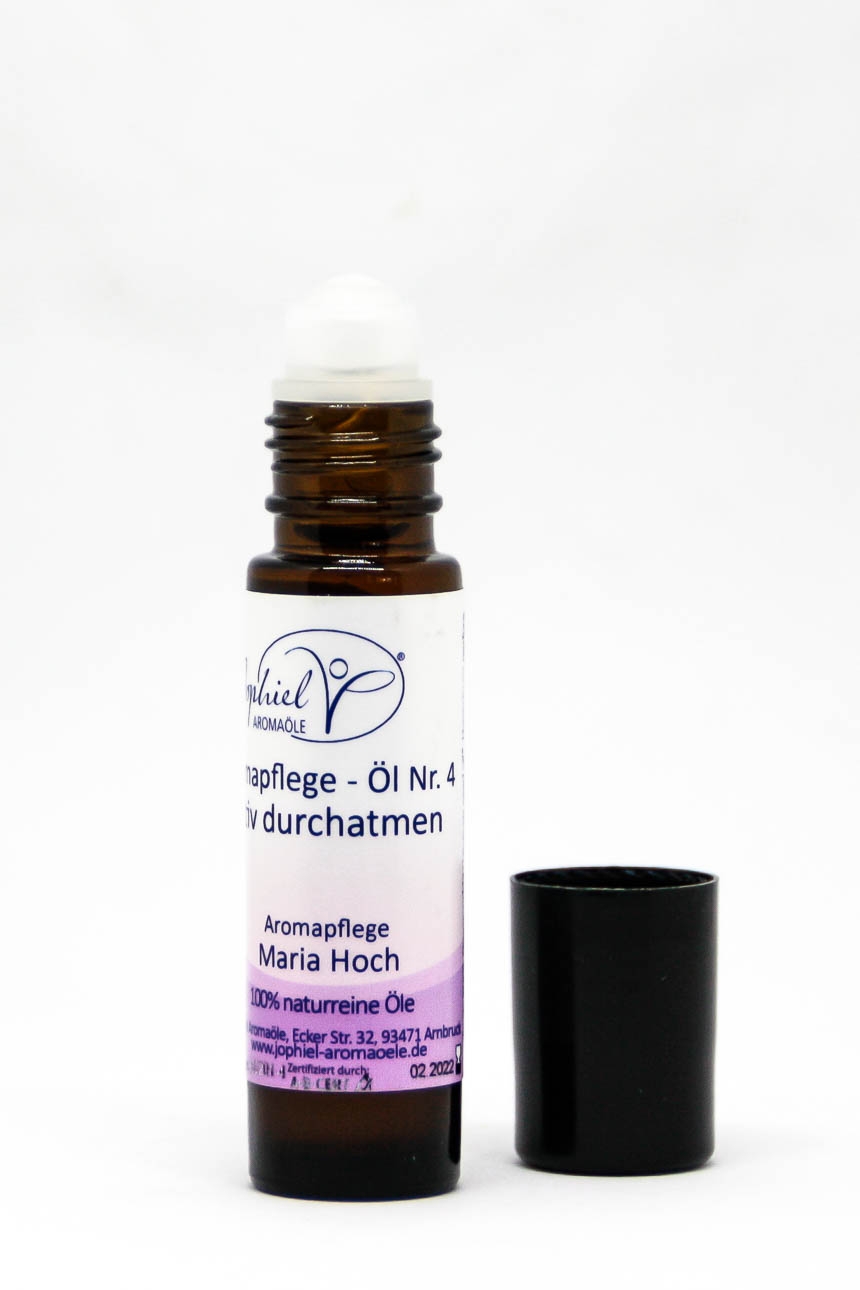 Aromapflege-Öl Nr. 04 Aktiv durchatmen im Roll on 10 ml  Bio