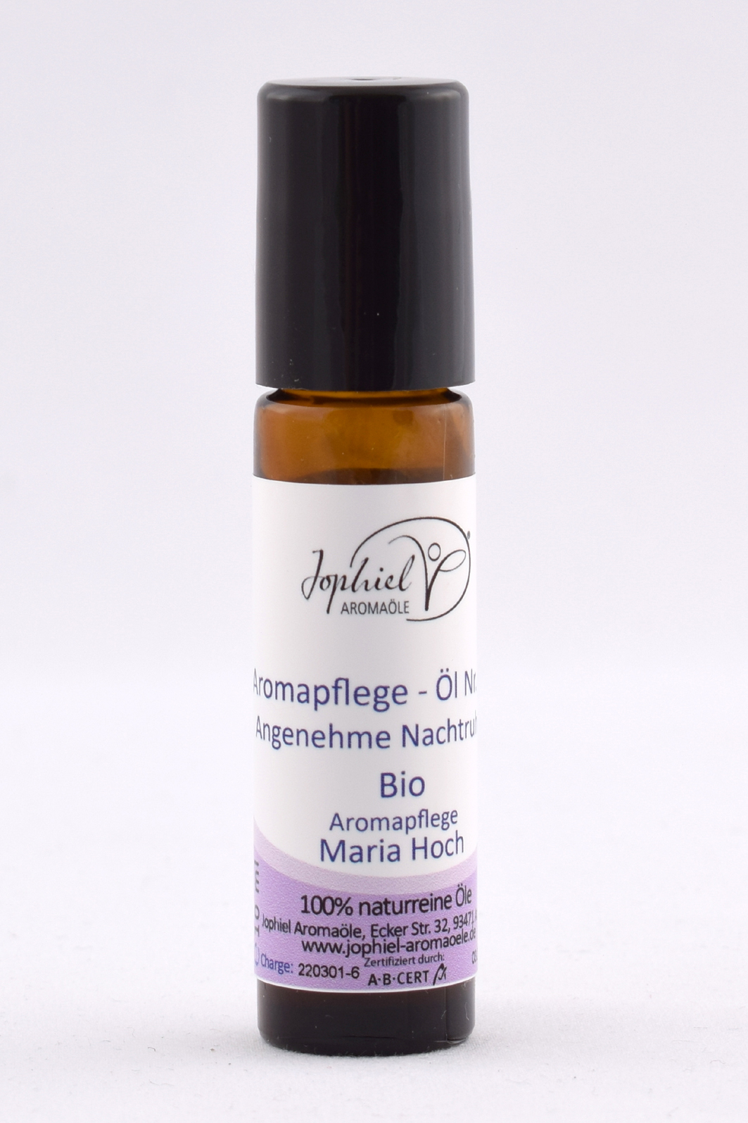 Aromapflege-Öl Nr. 06 Angenehme Nachtruhe  im Roll-on 10 ml  Bio 