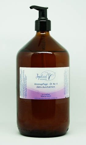 Aromapflege-Öl Nr. 04 Aktiv durchatmen 1000 ml  Bio