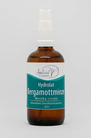 Bergamottminze-Hydrolat Bio 100 ml mit Zerstäuber