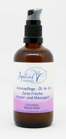 Aromapflege-Öl Nr. 08.3  Zarte Frische Körper- und Massageöle 100 ml  Bio