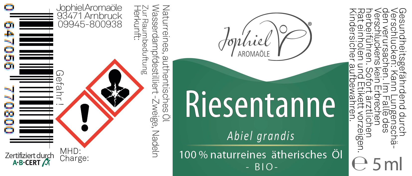 Riesentanne Öl Bio 5 ml