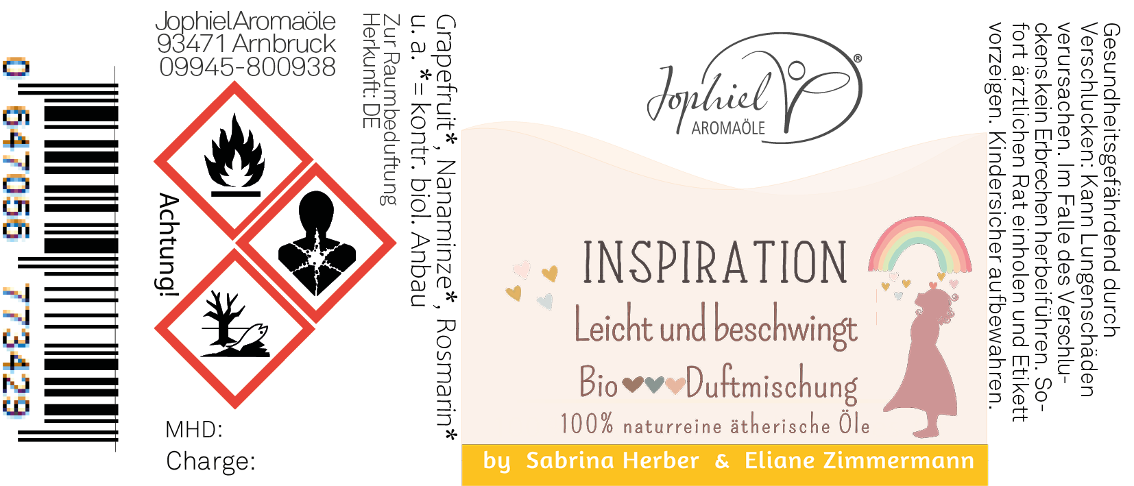 Inspiration Duftmischung Bio 5 ml 