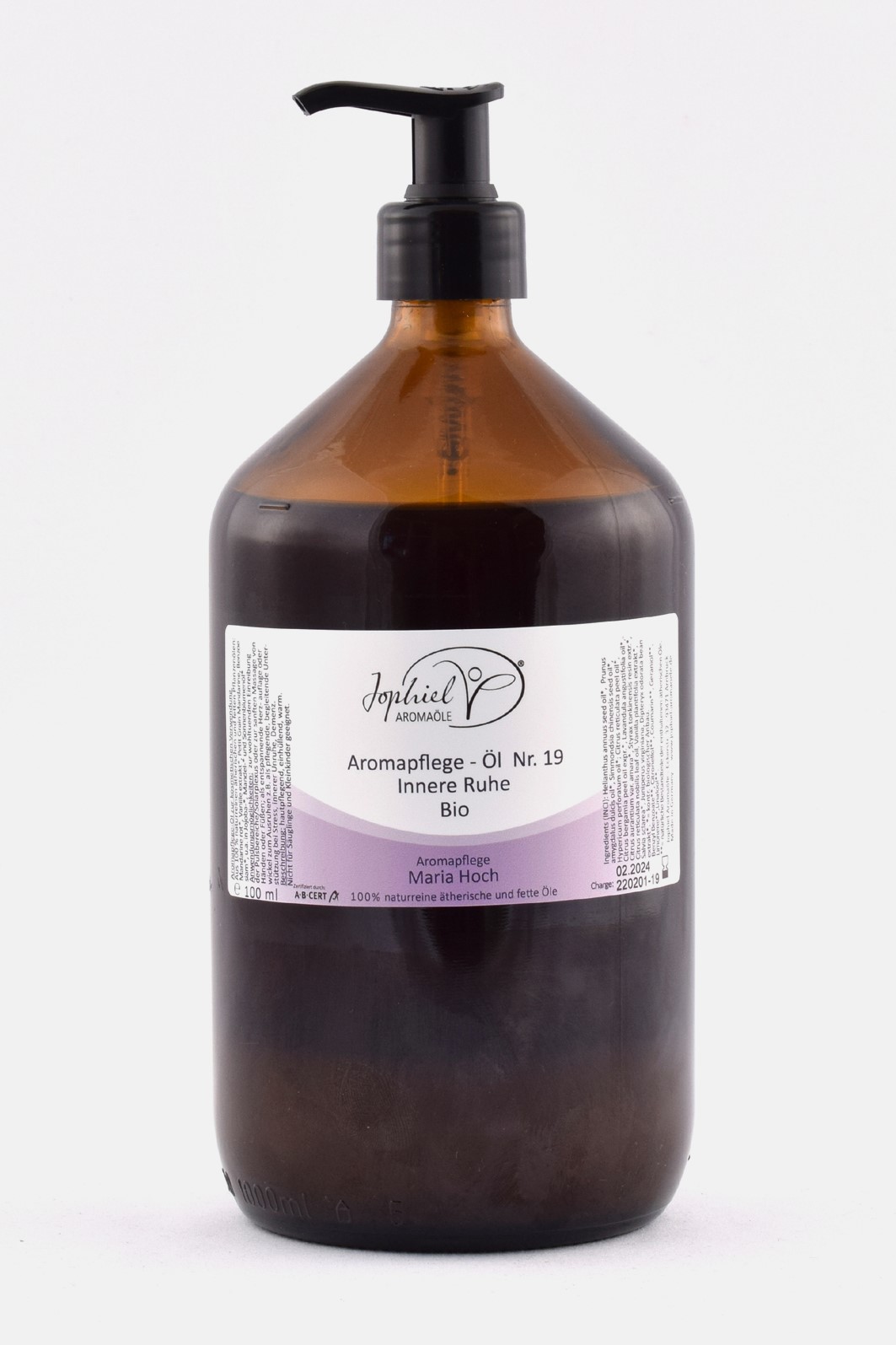 Aromapflege-Öl Nr. 19 Innere Ruhe Bio 1000 ml