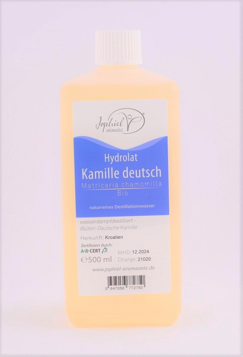 Kamille-Hydrolat deutsch Bio 500 ml Kamille-Hydrolat deutsch Bio 500 ml