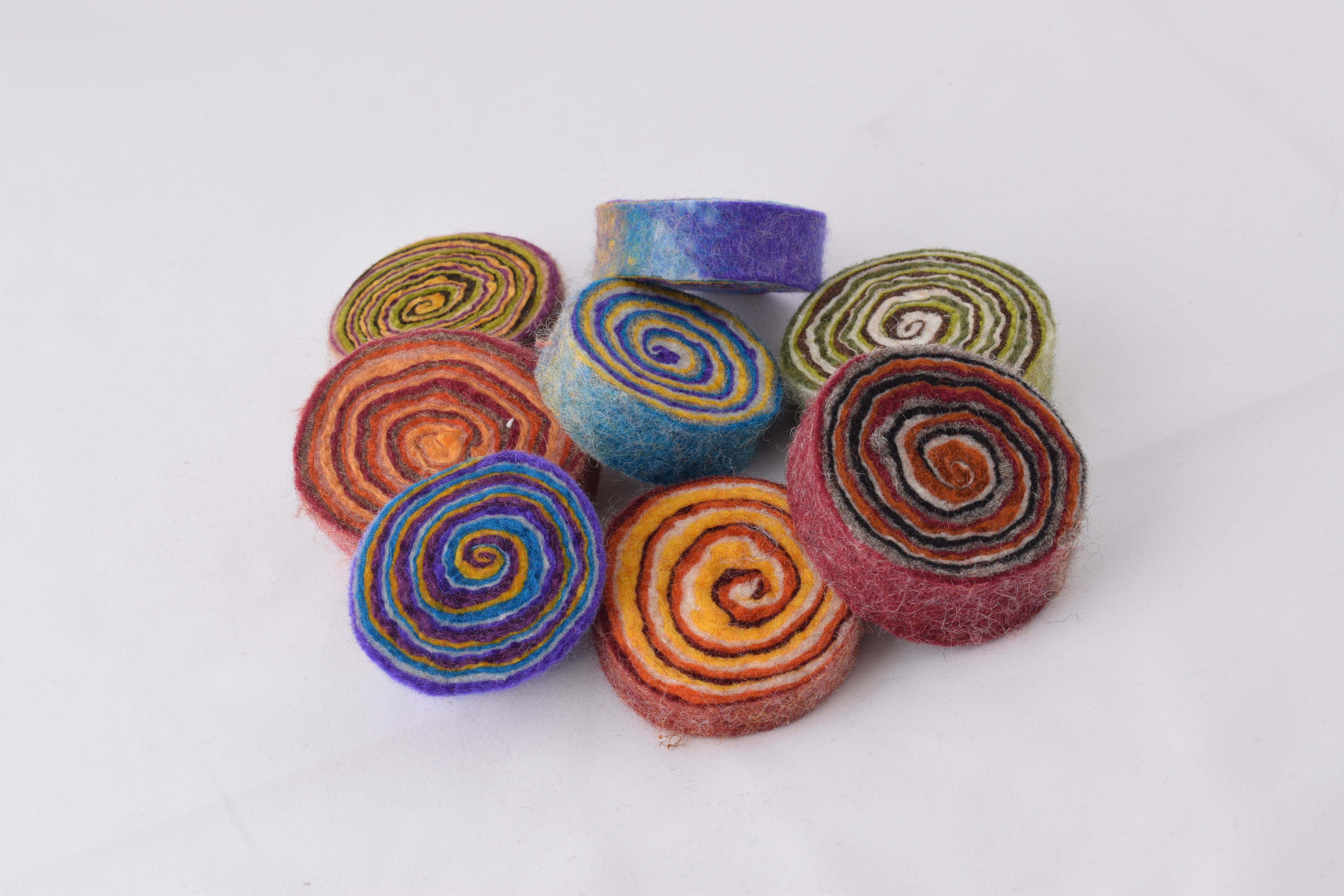Duftkringel aus Filz verschiedene Farben