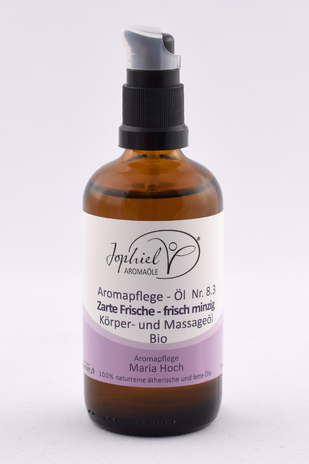 Aromapflege-Öl Nr. 08.3 Zarte Frische Körper- und Massageöle Bio 100 ml