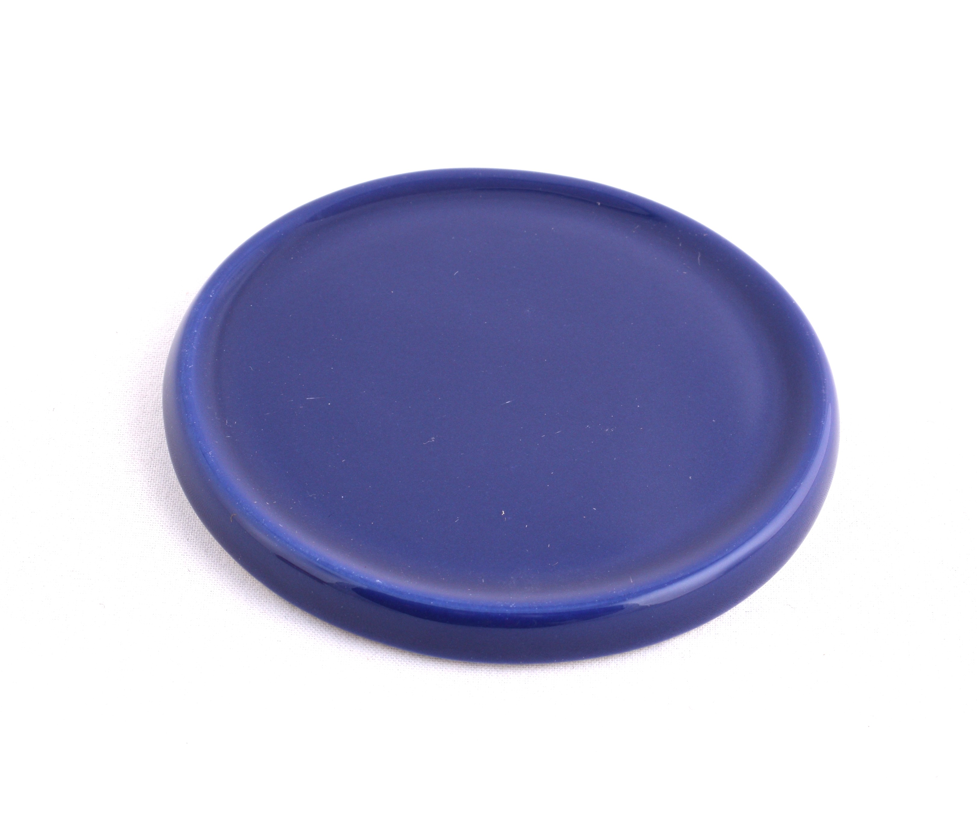 Keramik-Untersetzer für Duftsteine - blau