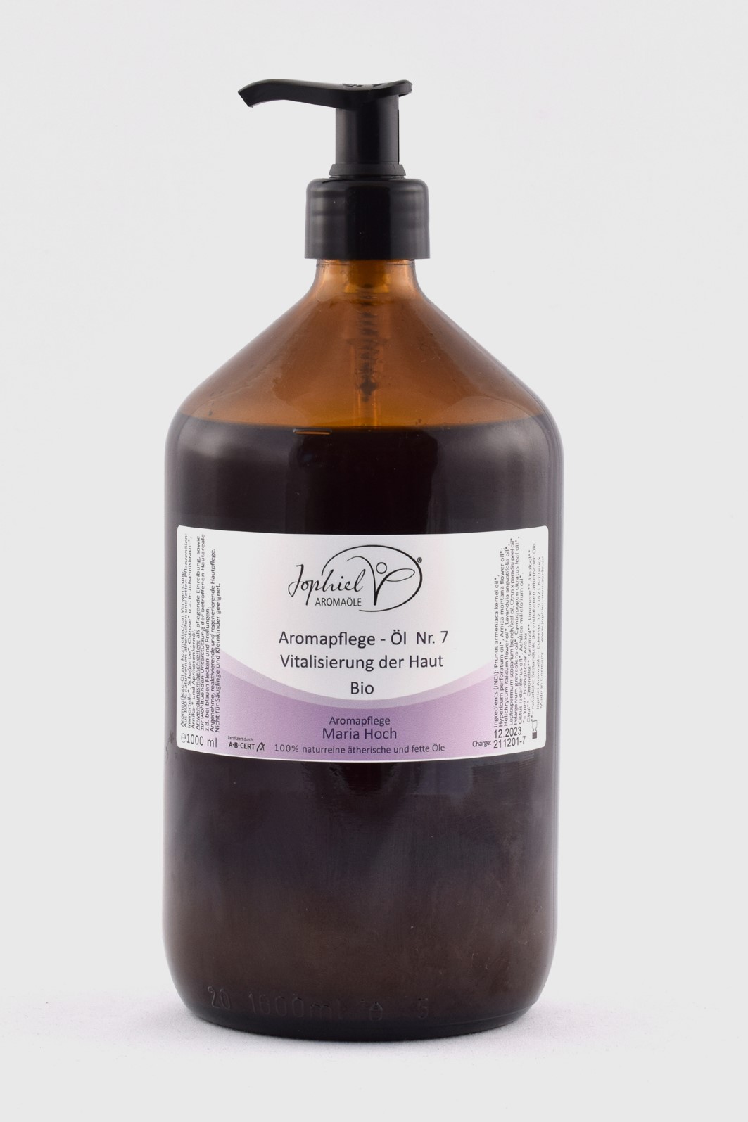 Aromapflege-Öl Nr. 07 Vitalisierung der Haut Bio 1000 ml