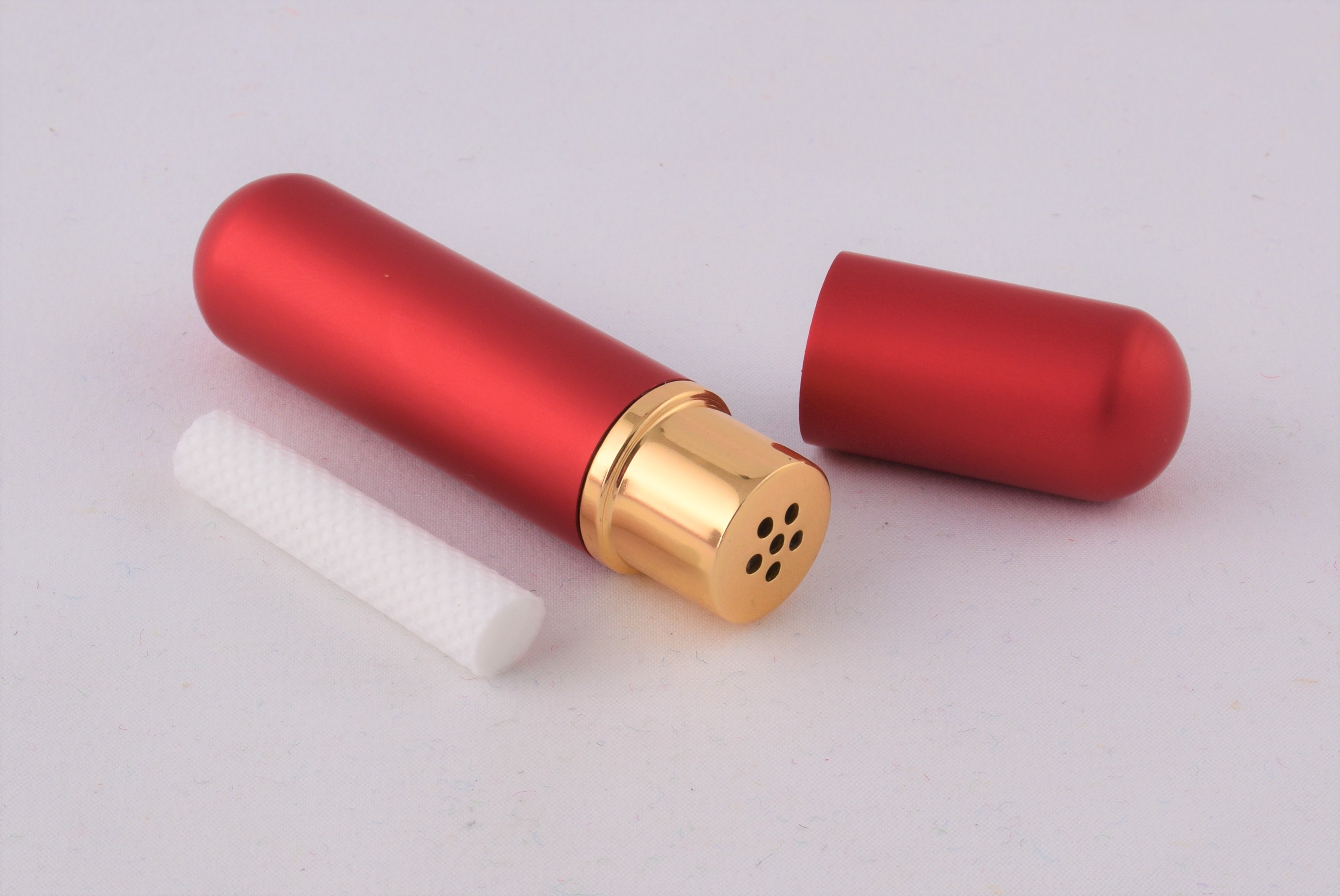 Riechstift Glas/Alu ROT Riechstift Glas/Alu ROT