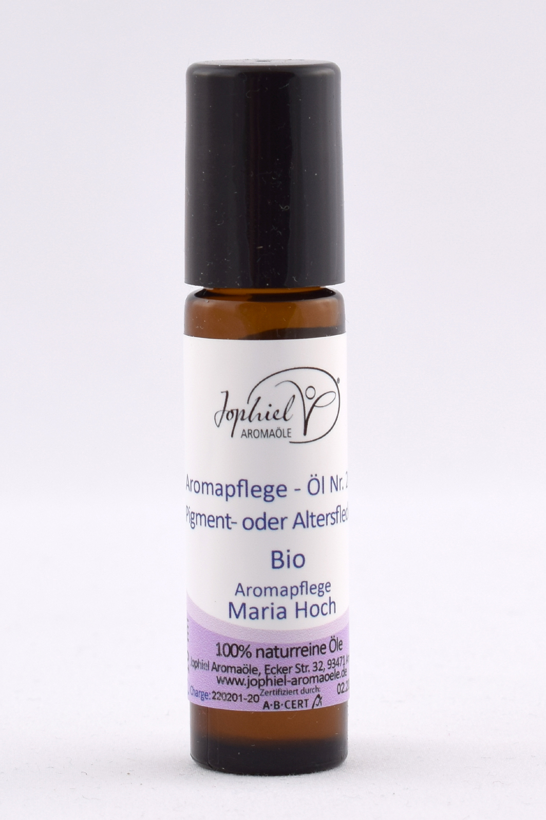 Aromapflege-Öl Nr. 20 Hautpflege bei Pigment- oder Altersflecken im Roll-on Bio 10 ml 