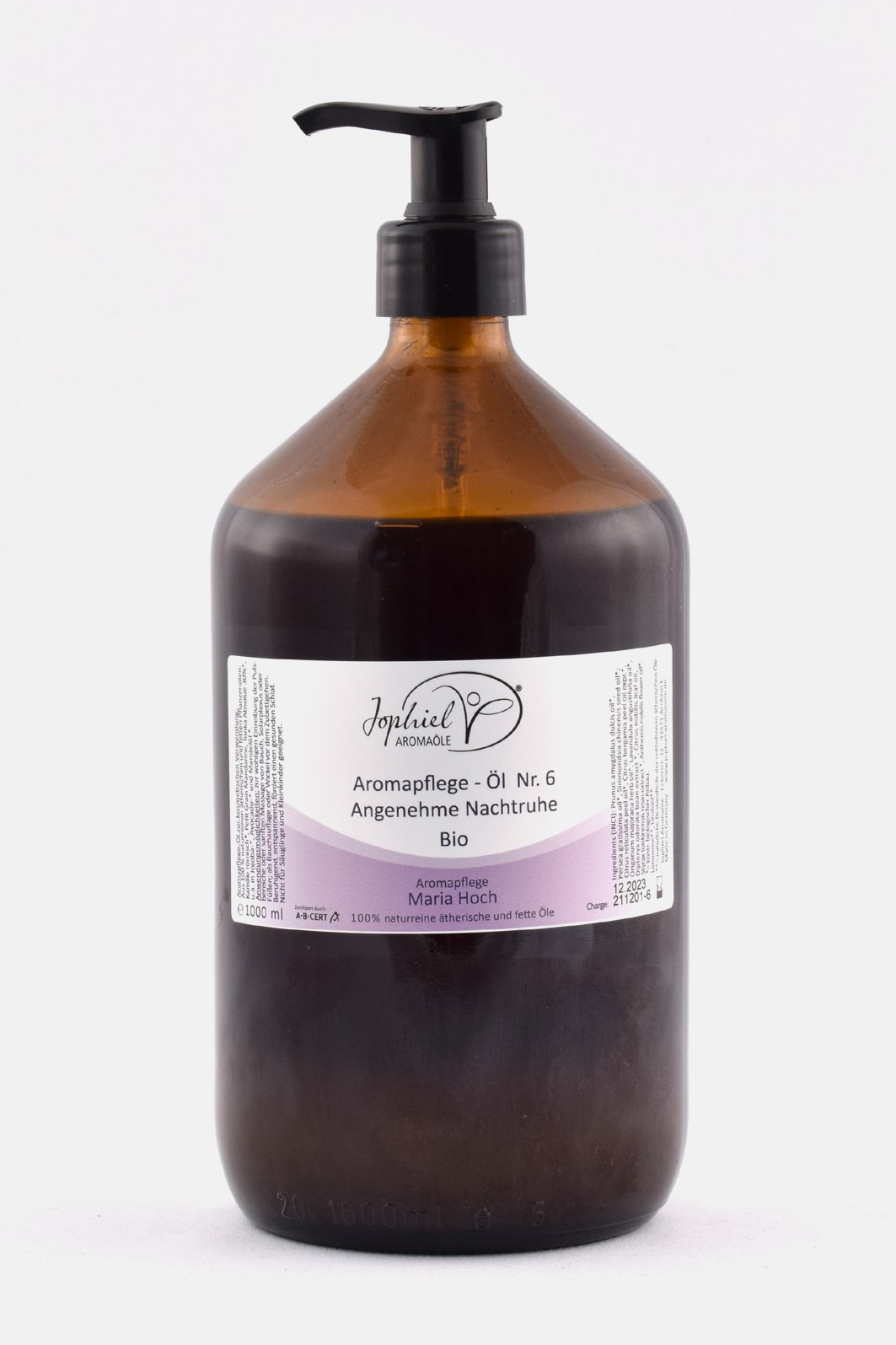 Aromapflege-Öl Nr. 06 Angenehme Nachtruhe Bio 1000 ml